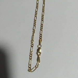 PULSERA TEJIDO 3X1 14K 18 CM 1.9 GR (NUEVO)