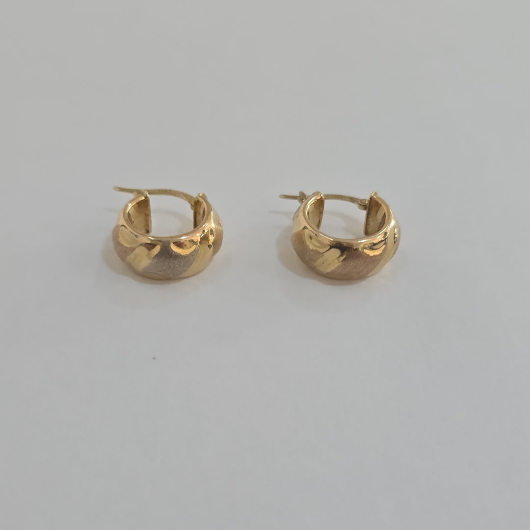 ARRACADAS PAR ORO 14 K 2,50 GRMS (SEMINUEVO)