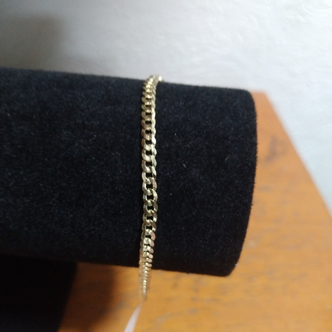 PULSERA BARBADA 14K 21 CM 3.7 GR (NUEVO)