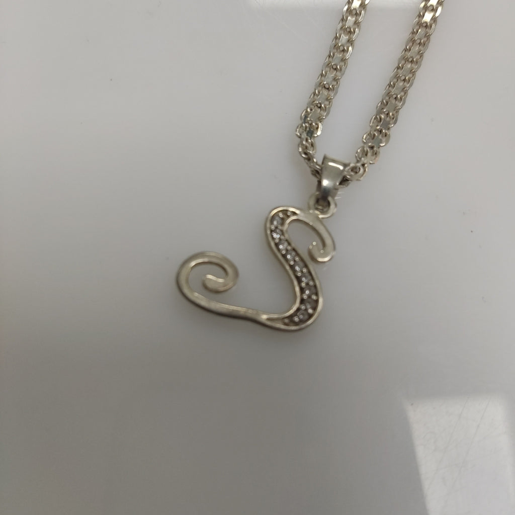 CADENA, DIJE PLATA 13 GRMS (SEMINUEVO)