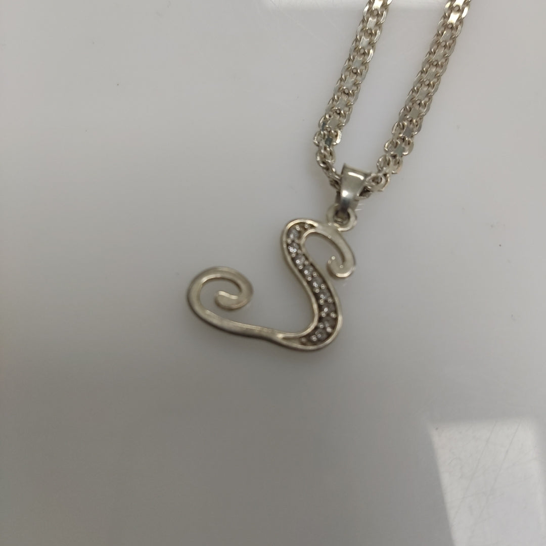 CADENA, DIJE PLATA 13 GRMS (SEMINUEVO)