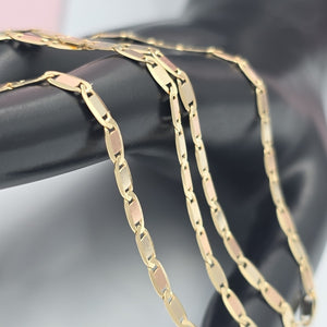 CADENAS VALENTINA/ESPEJO ORO 14K 10.9 (NUEVO)