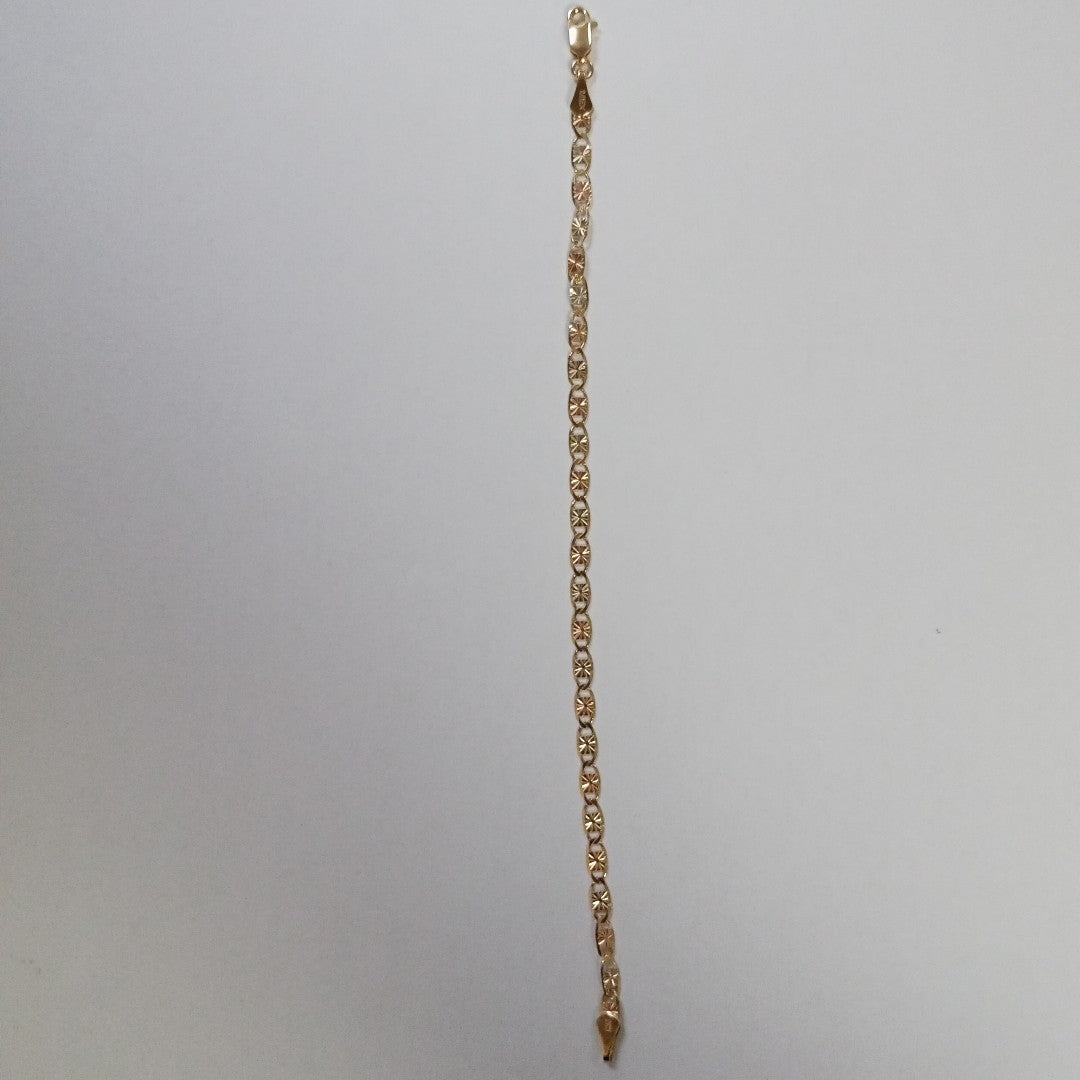 PULSERA GUCHI 14K 18 CM 2.9 GR (NUEVO)