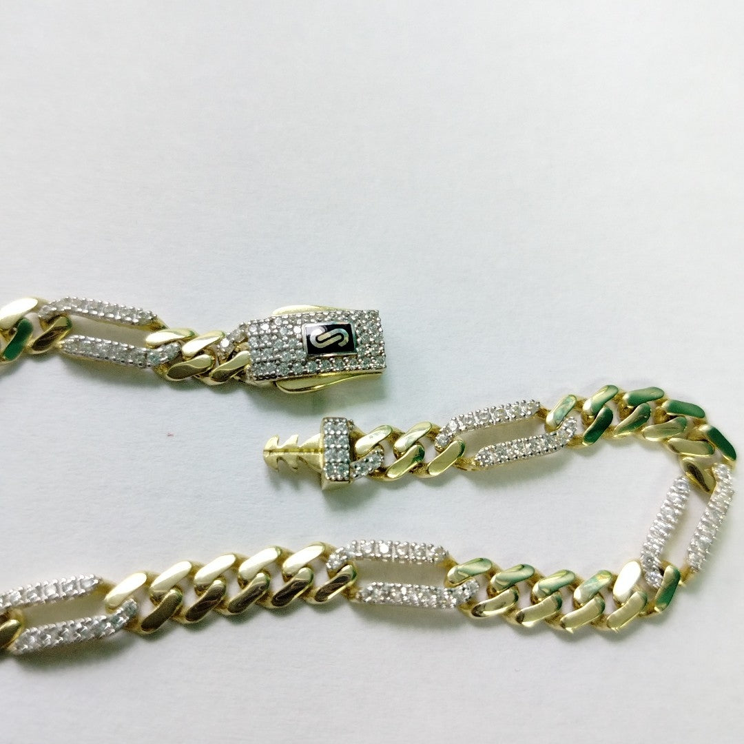 PULSERA MONACO ORO 10K 4.9 (NUEVO)