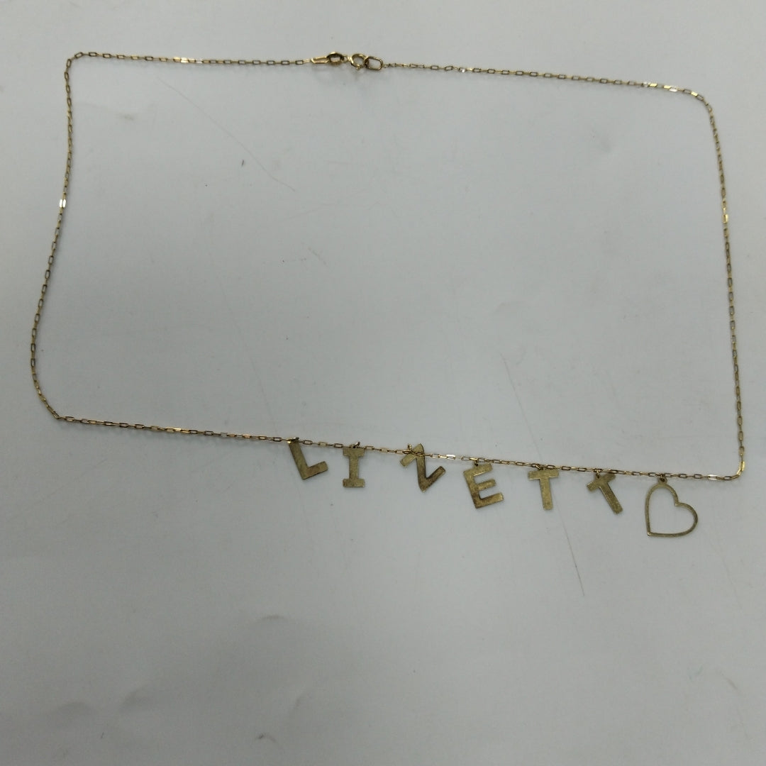 GARGANTILLA ORO 10 K 1,30 GRMS (SEMINUEVO)