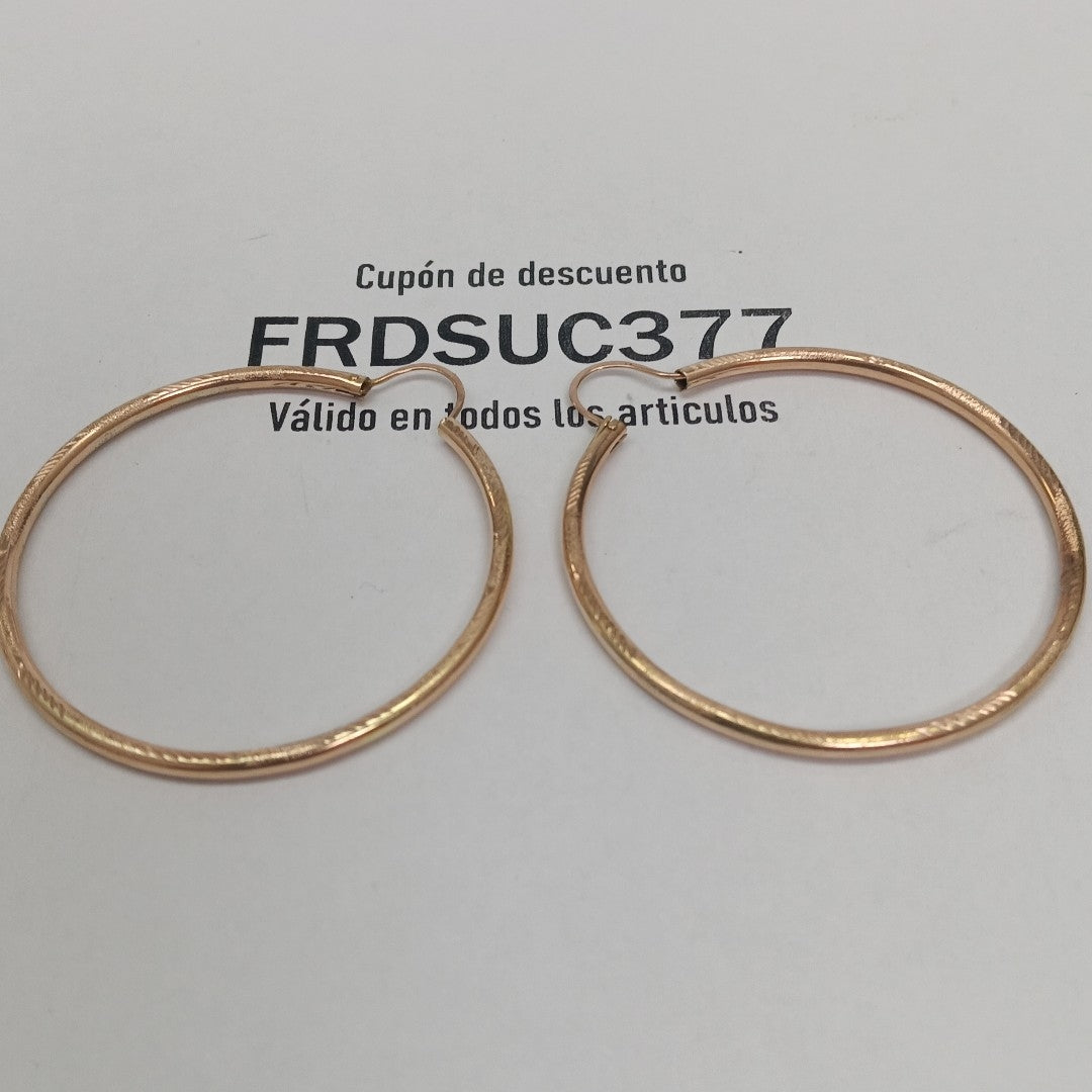 ARRACADAS PAR ORO 8 K 5 GRMS (SEMINUEVO)