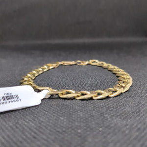 PULSERA BARBADA 14K 21 CM 20 GR (NUEVO)