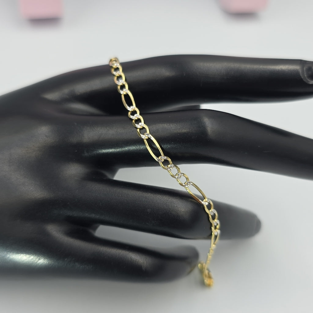 PULSERAS DAMA CARTIER 3 1 DIAMANTADA ORO 14K 2.6 (NUEVO)