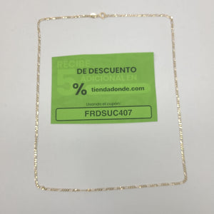 CADENAS TEJIDO 3X1 ORO 10K 55 CM 3.2 GR (NUEVO)