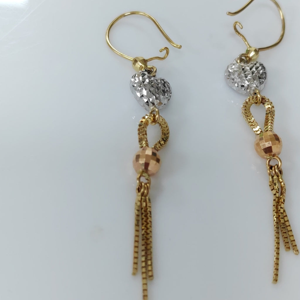 ARETES PAR ORO 14 K 2.5 GRMS (SEMINUEVO)