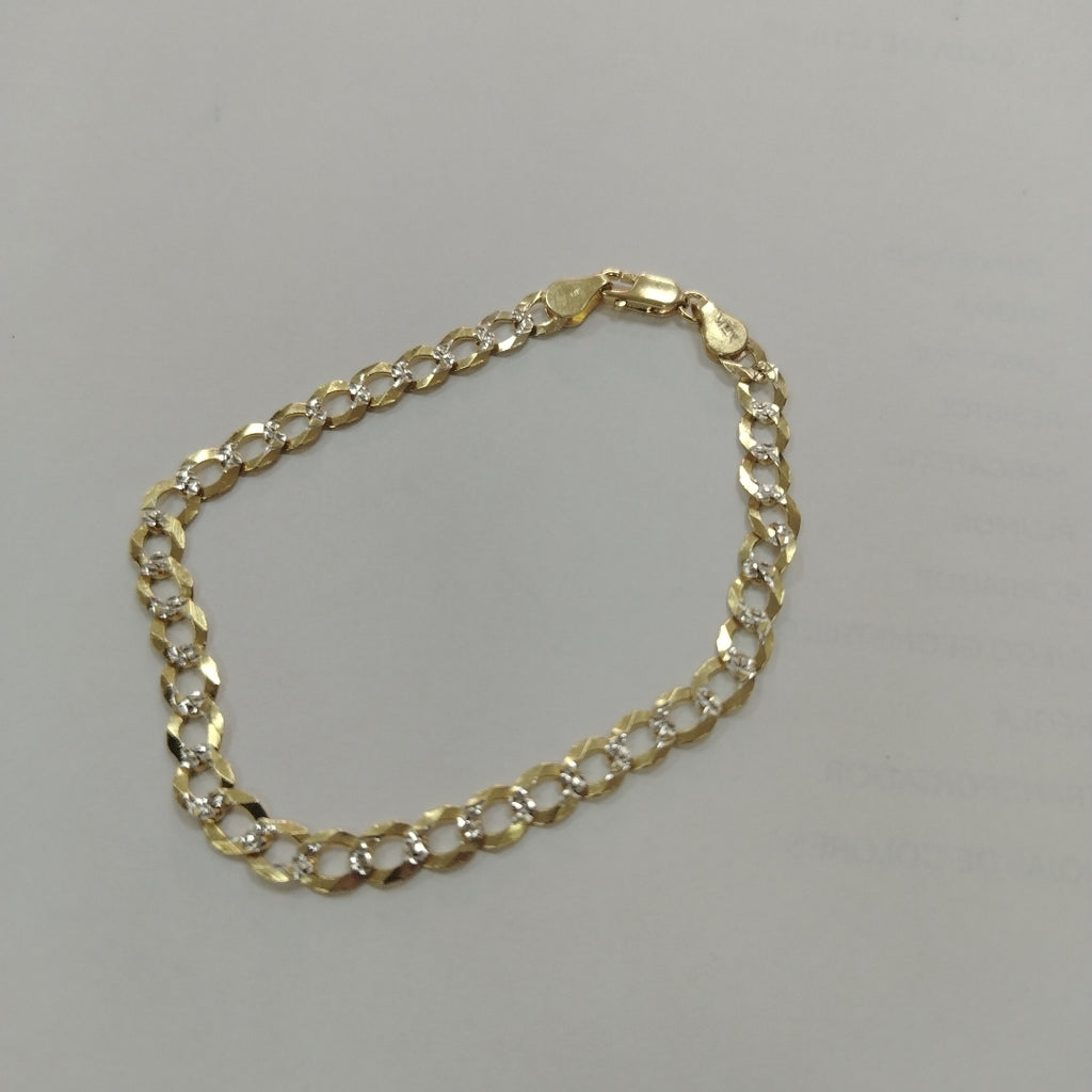 PULSERA BARBADA 14K 21 CM 6.4 GR (NUEVO)