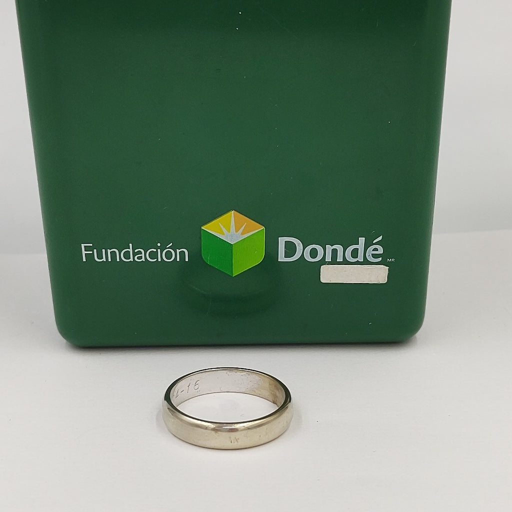 ARGOLLA ORO, ORO BLANCO 8 K 6.4 GRMS (SEMINUEVO)