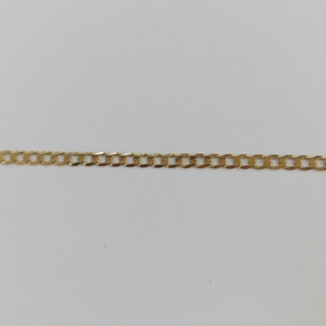 CADENA TEJIDO BARBADA 14K 60 CM 8.9 GR (NUEVO)