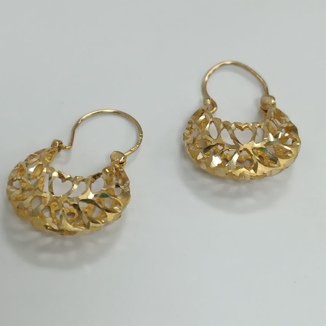 ARETES PAR ORO 14 K 3,80 GRMS (SEMINUEVO)