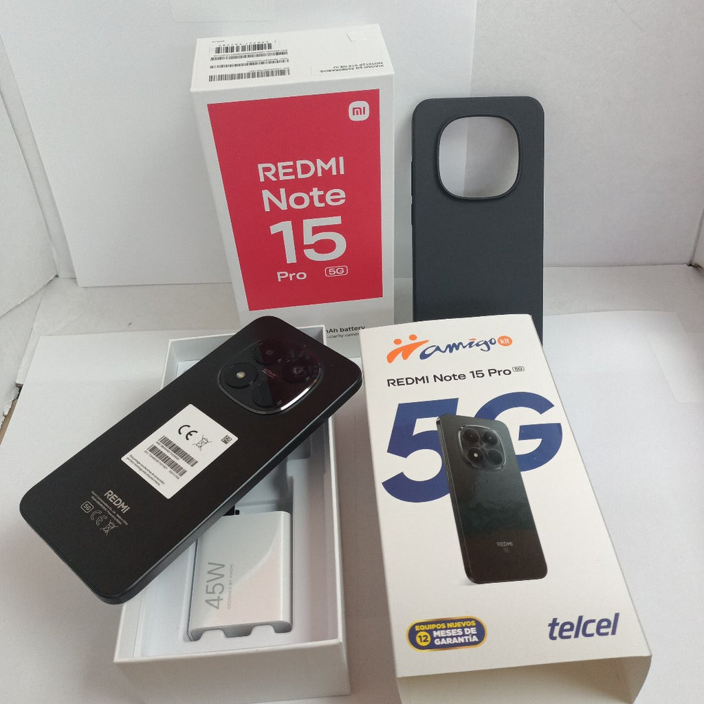 CELULAR XIAOMI REDMI NOTE 15 PRO 5G 25080RABDG (2026) 512 GB 8 GB RAM (SEMINUEVO)
