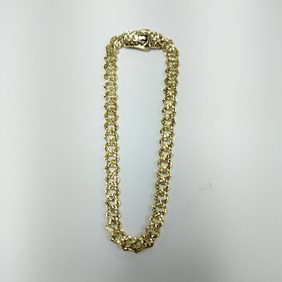 PULSERA CABALLERO MONACO ORO 14K 8.3 (NUEVO)