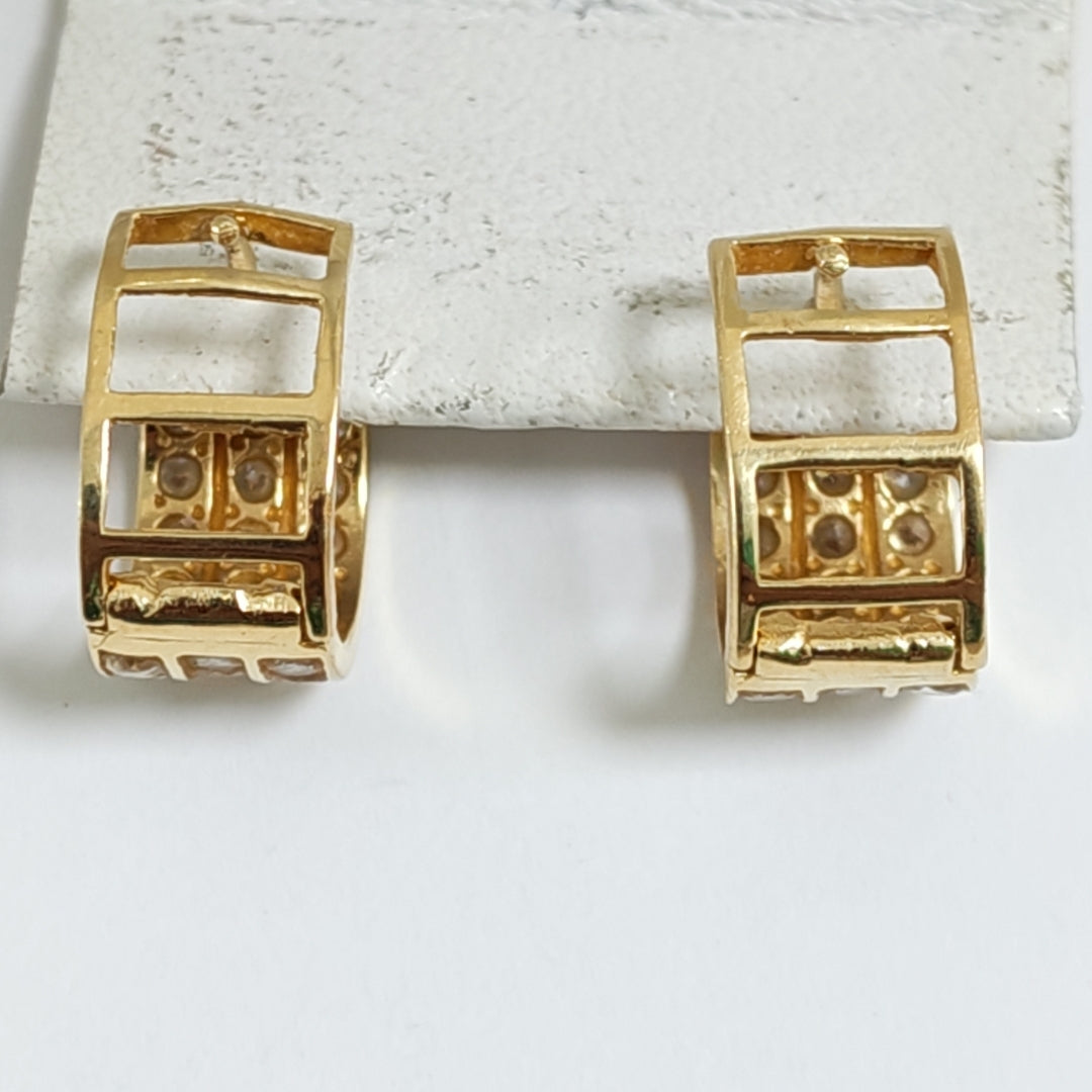 BROQUELES PAR ORO 14 K 3,10 GRMS (SEMINUEVO)