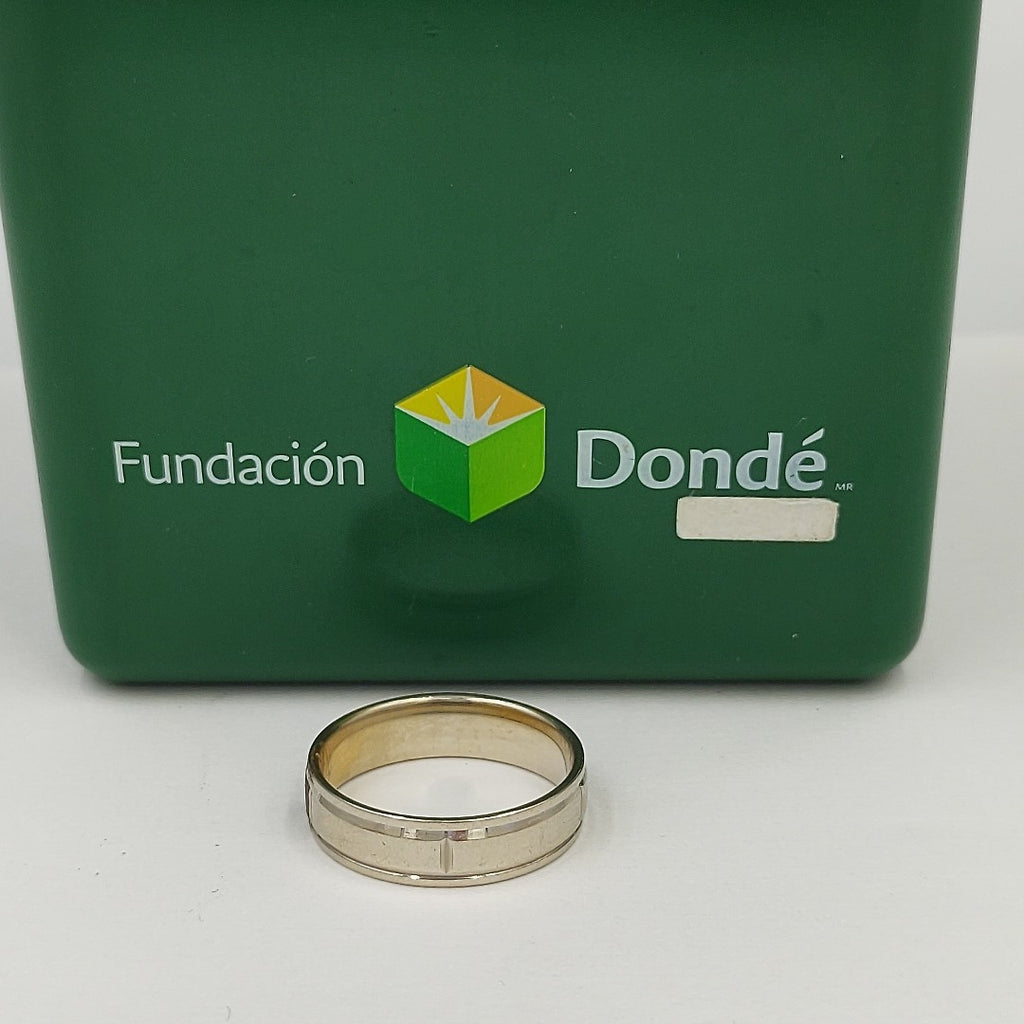 ARGOLLA ORO, ORO BLANCO 10 K 6 GRMS (SEMINUEVO)