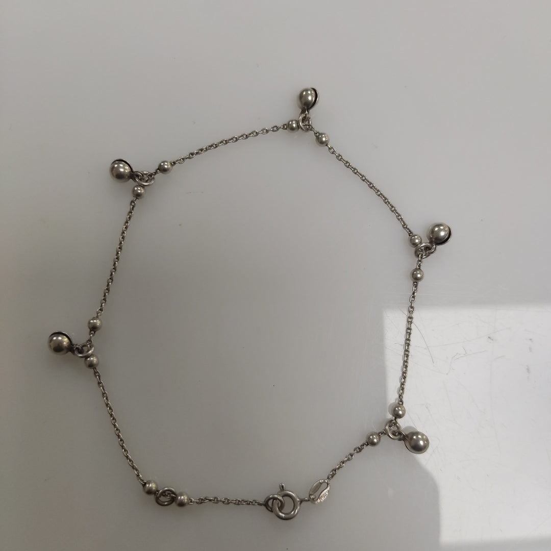 CADENA, CRUZ, PULSERA PLATA 9.1 GRMS (SEMINUEVO)