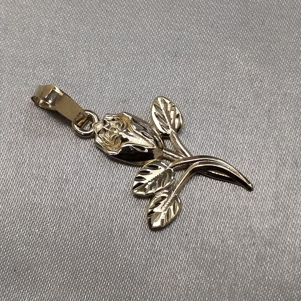 DIJE ROSA 10K 1.4 GR (NUEVO)