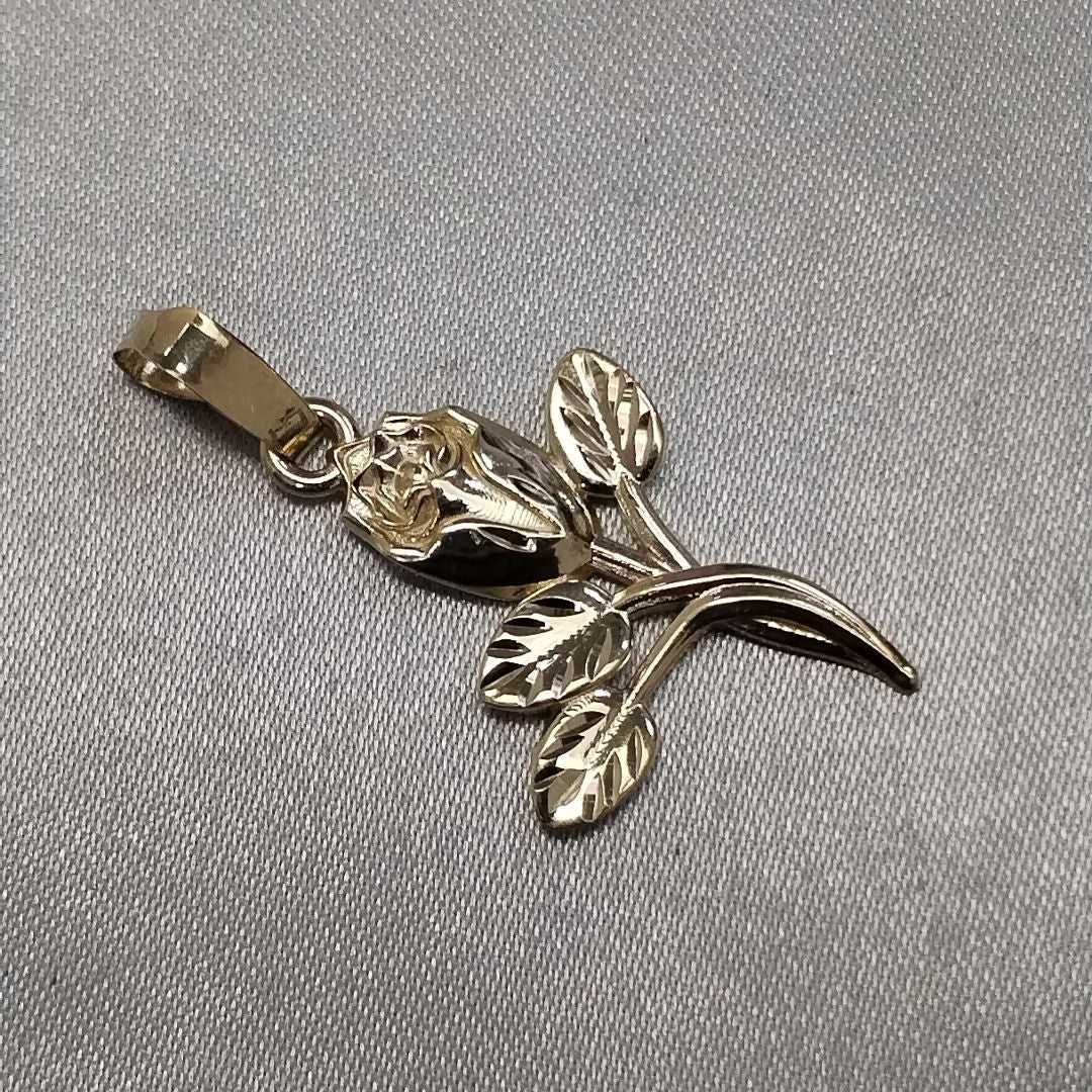 DIJE ROSA 10K 1.4 GR (NUEVO)
