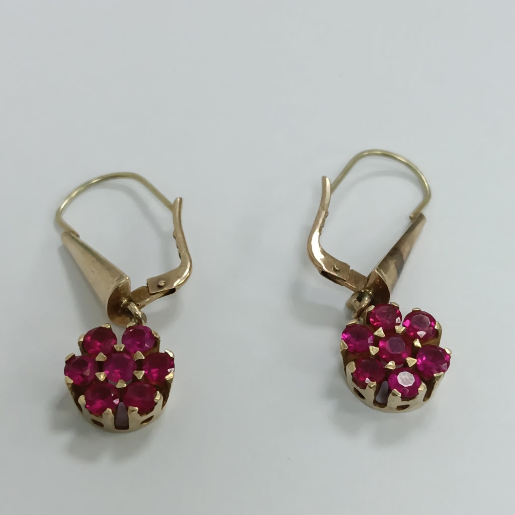 ARETES PAR ORO 8 K 4,60 GRMS (SEMINUEVO)