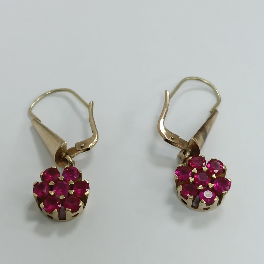 ARETES PAR ORO 8 K 4,60 GRMS (SEMINUEVO)