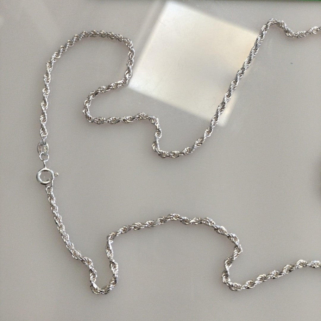 CADENA TORZAL PLATA .925 60 CM 10.42 GR (NUEVO)