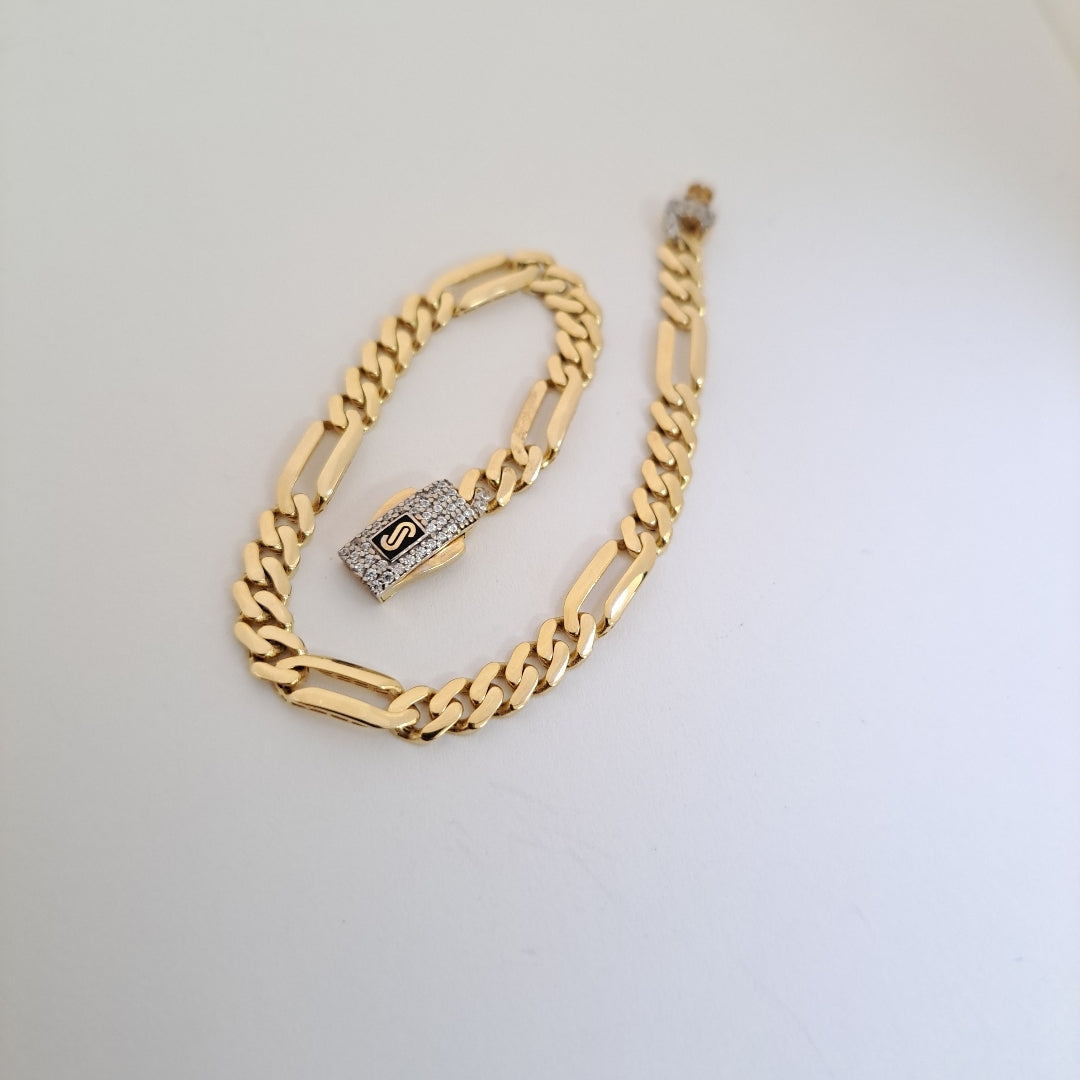 PULSERA MONACO ORO 14K 5.3 (NUEVO)