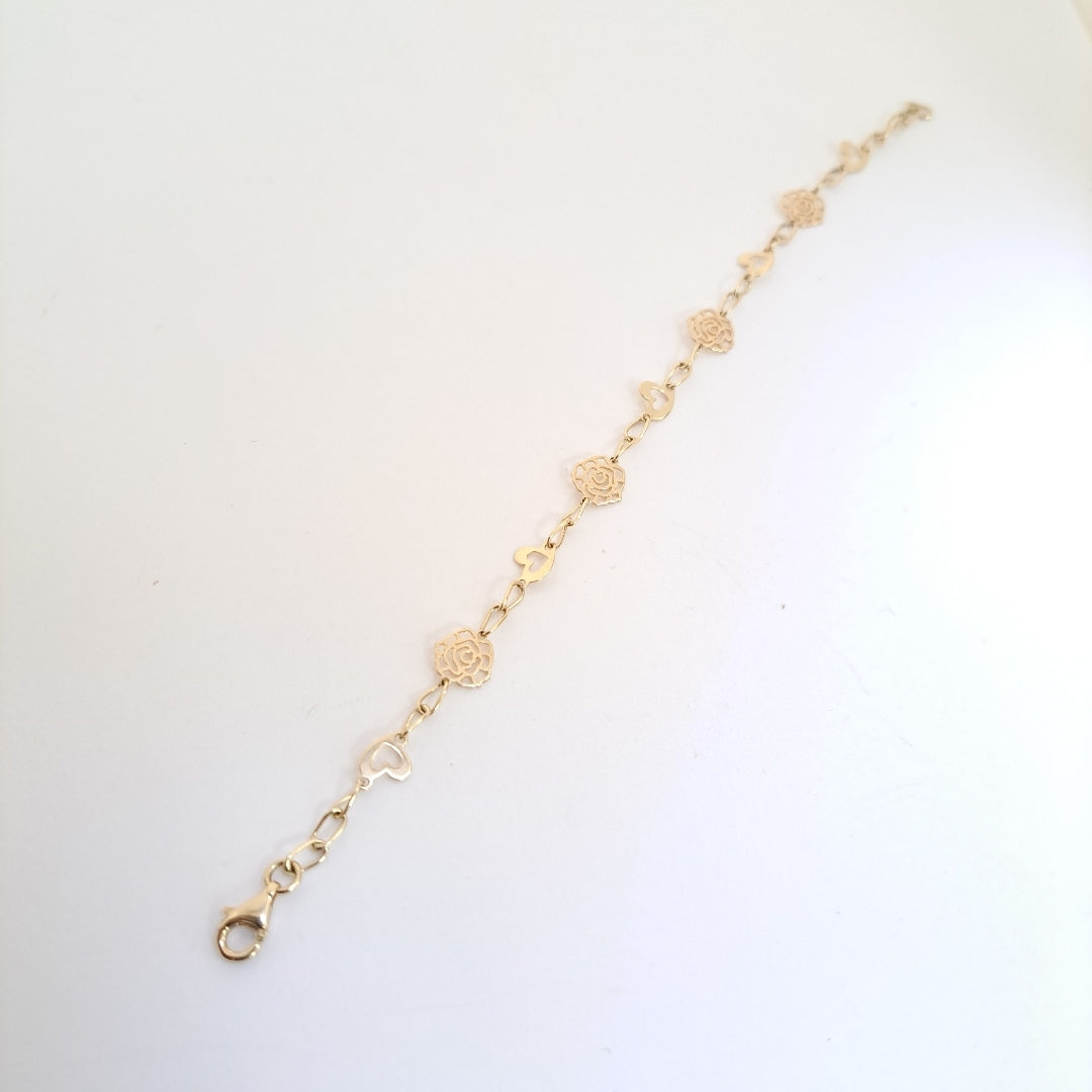 PULSERAS DAMA ORO 14K 2.7 (NUEVO)