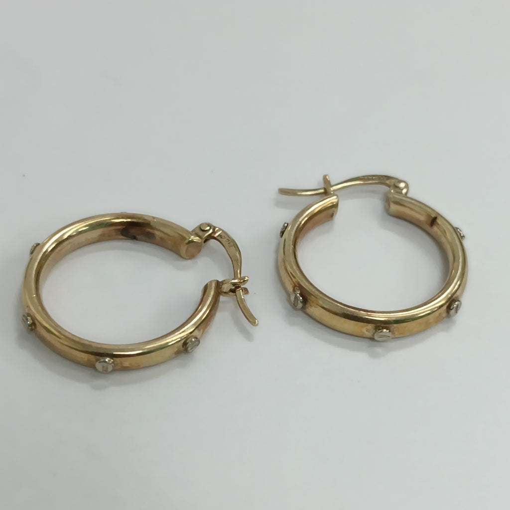 ARRACADAS PAR ORO 10 K 3,50 GRMS (SEMINUEVO)