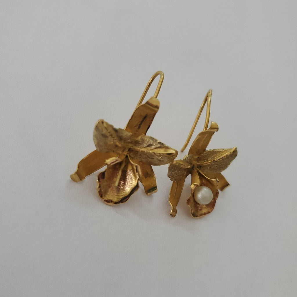 ARETES PAR ORO 18 K 3.3 GRMS (SEMINUEVO)
