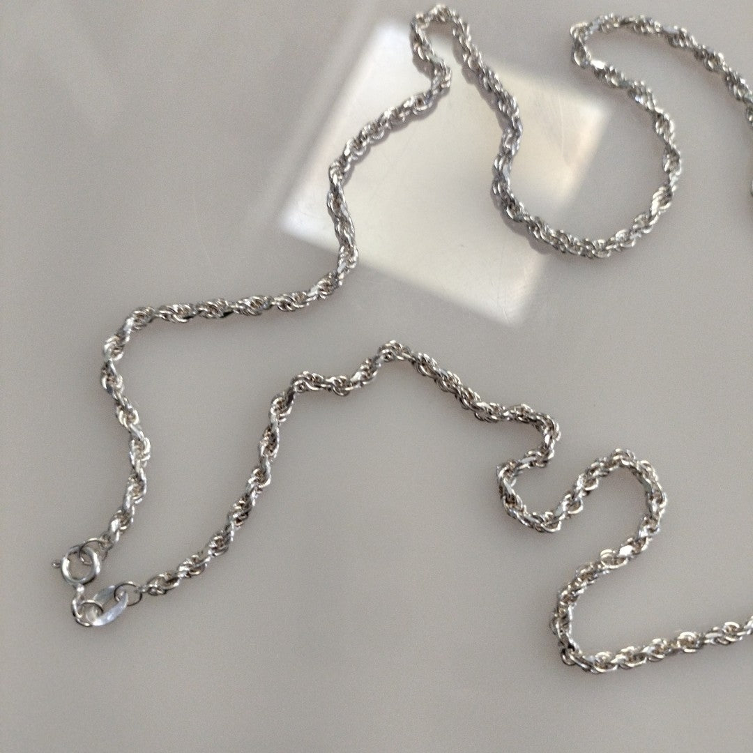 CADENA TORZAL PLATA .925 50 CM 8.52 GR (NUEVO)