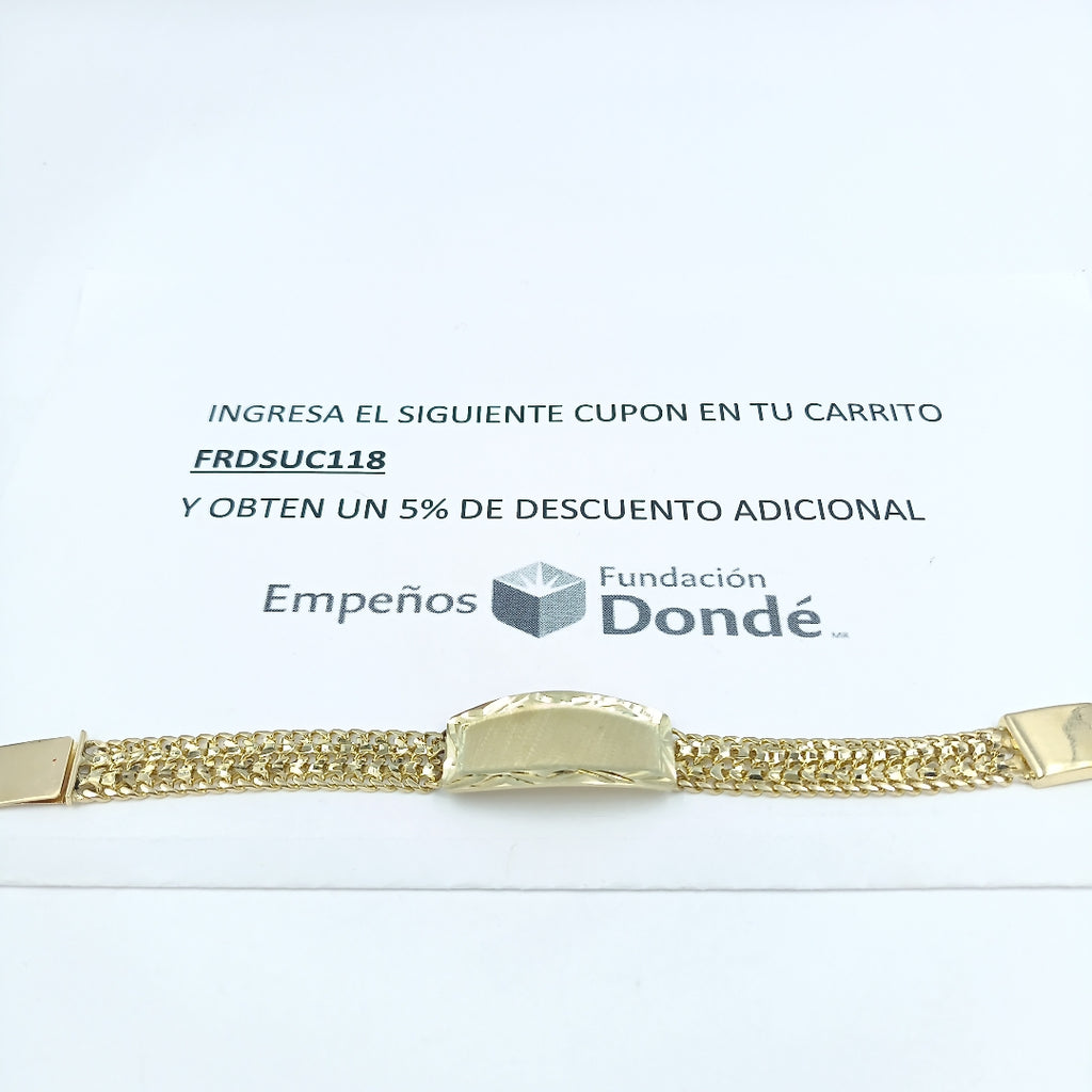ESCLAVA ORO 10 K 18 GRMS (SEMINUEVO)