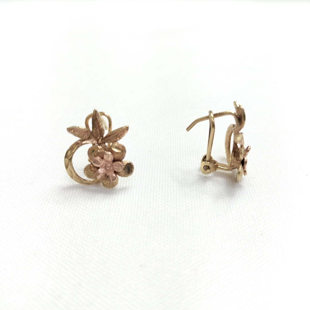 ARETES PAR ORO 14 K 3,00 GRMS (SEMINUEVO)