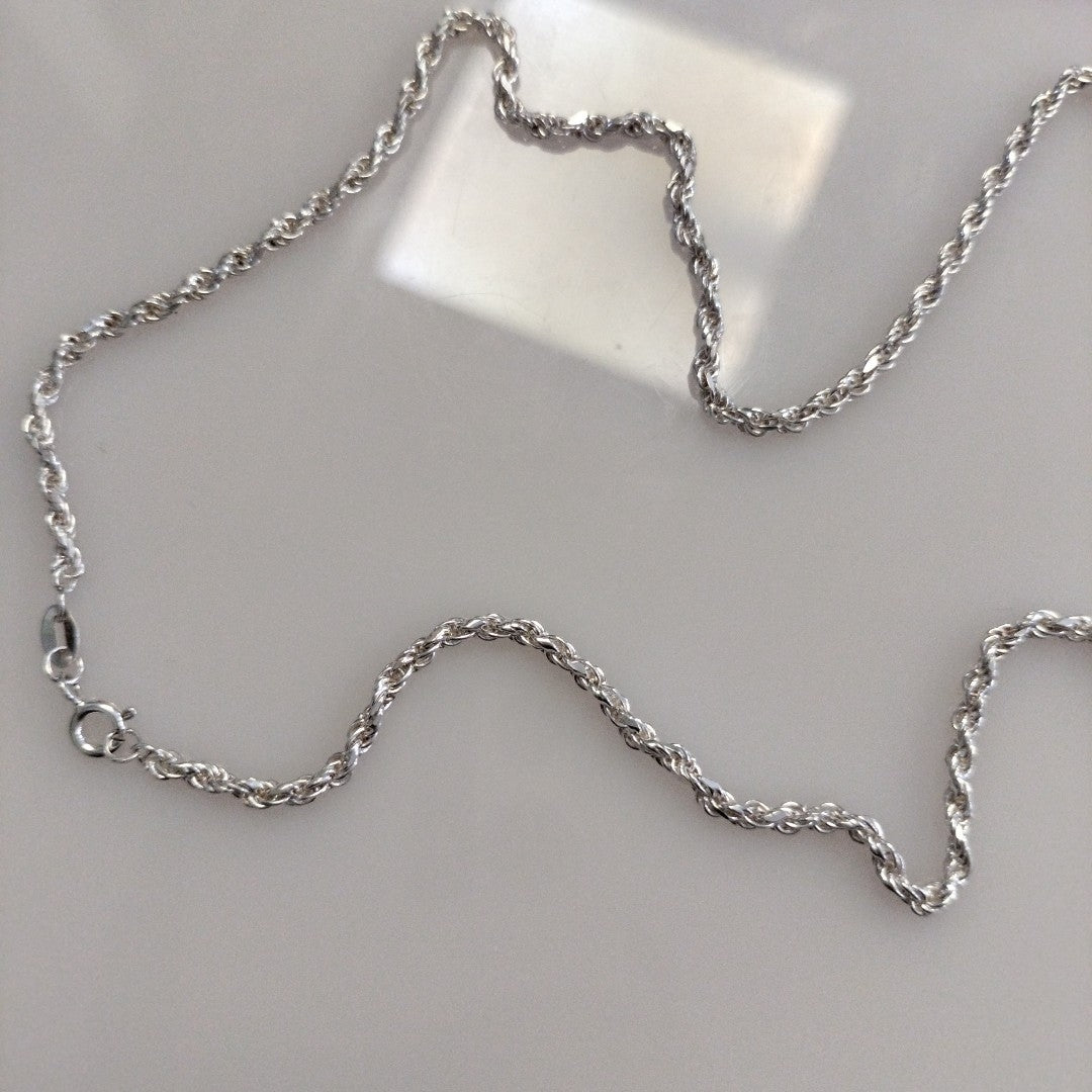 CADENA TORZAL PLATA .925 50 CM 8.52 GR (NUEVO)