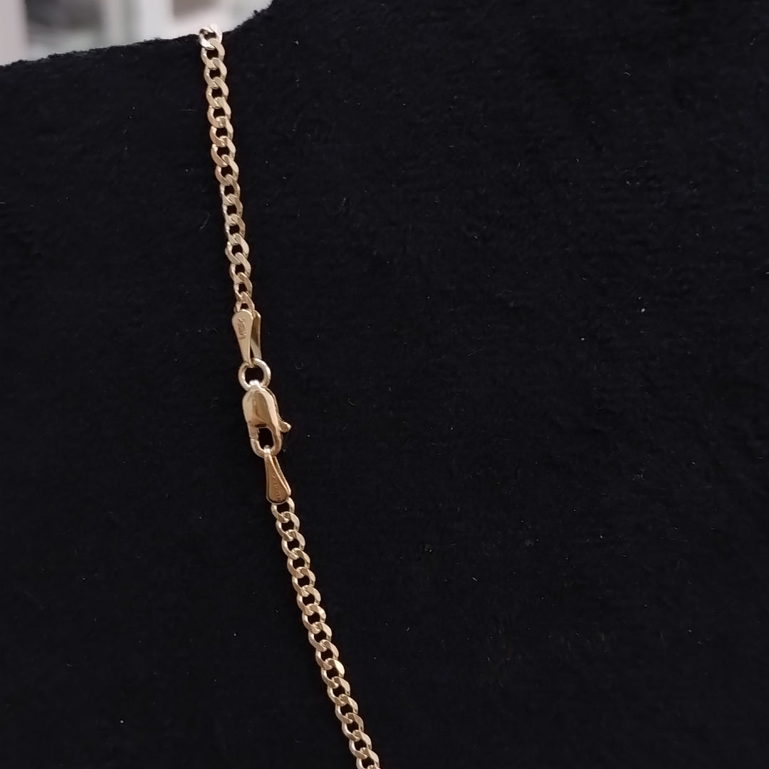 CADENA BARBADA 14K 60 CM 5.9 GR (NUEVO)