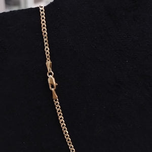 CADENA BARBADA 14K 60 CM 5.9 GR (NUEVO)