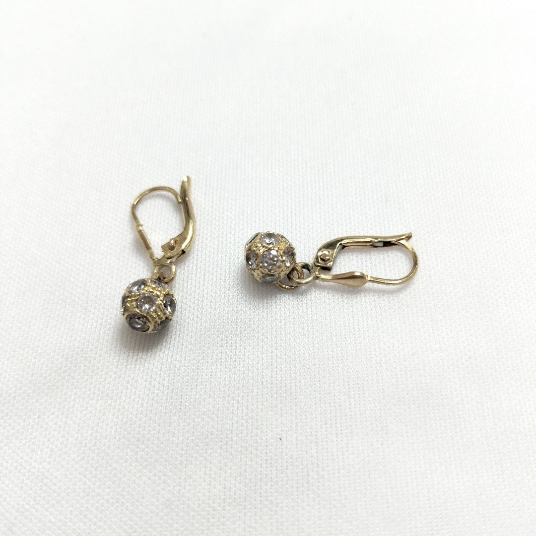 ARETES PAR ORO 14 K 2,70 GRMS (SEMINUEVO)