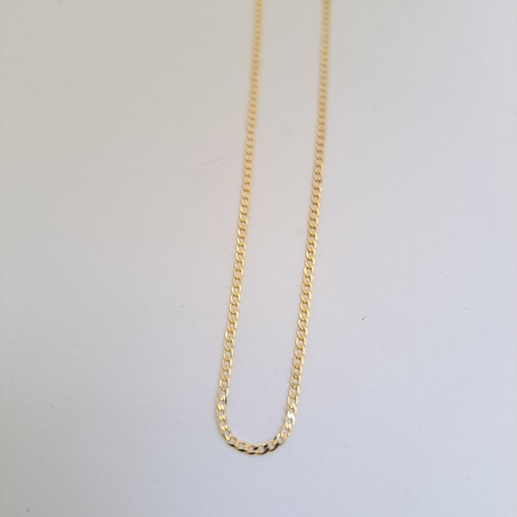 CADENAS BARBADA AMARILLA ORO 14K 2.2 (NUEVO)