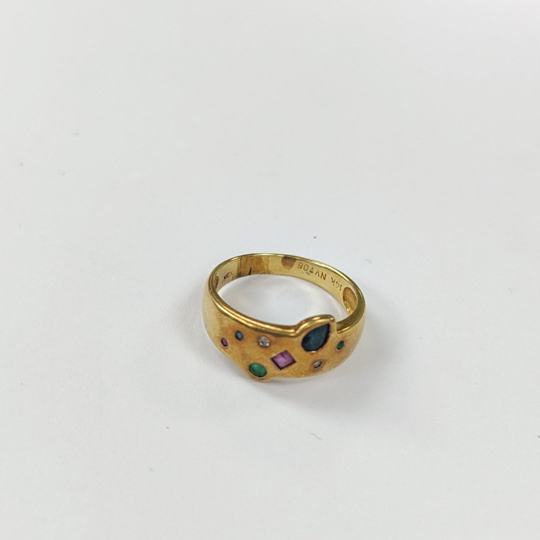 ANILLITO ORO 14 K 3.3 GRMS (SEMINUEVO)