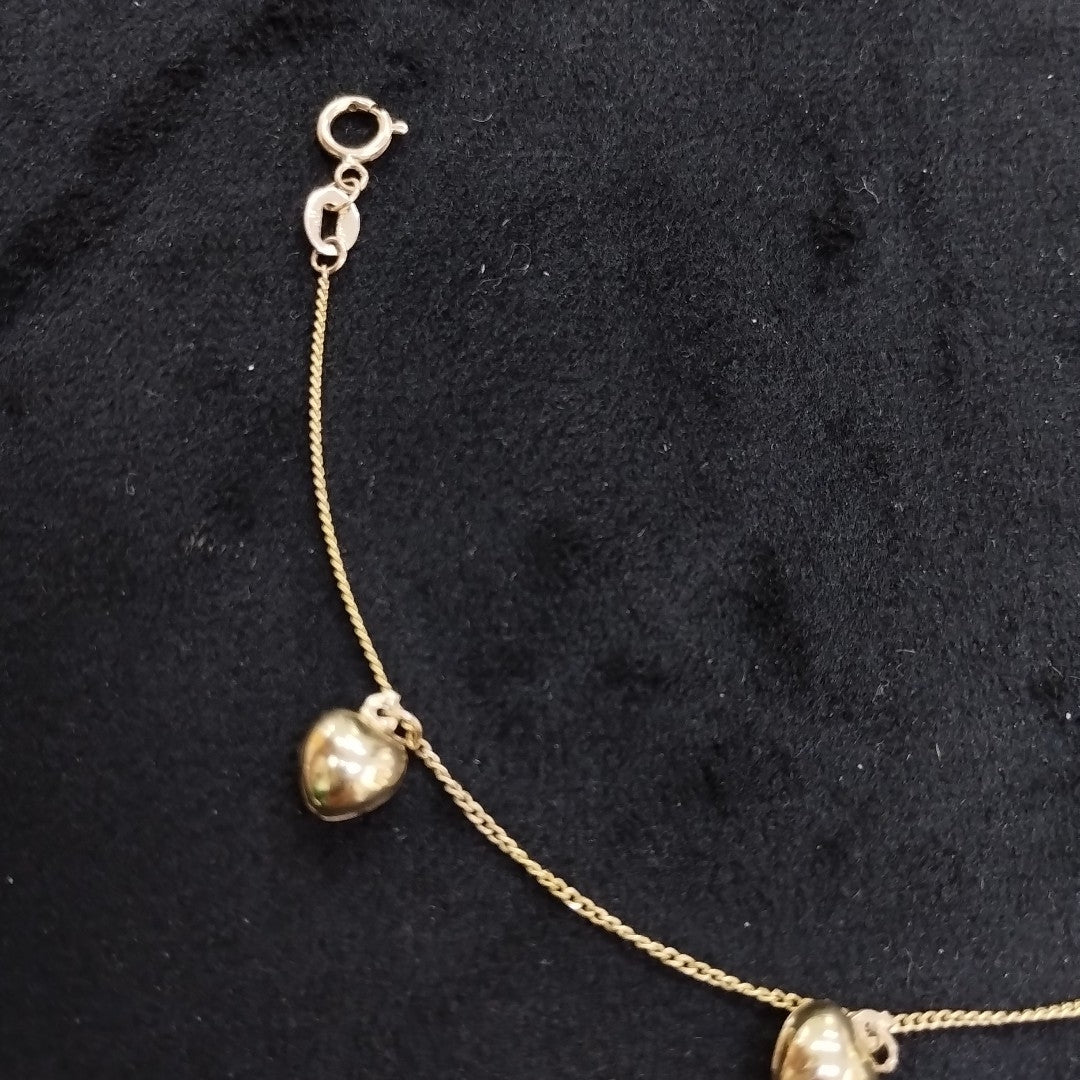 PULSERA ESPECIAL DIJES 10K 18 CM 1.6 GR (NUEVO)