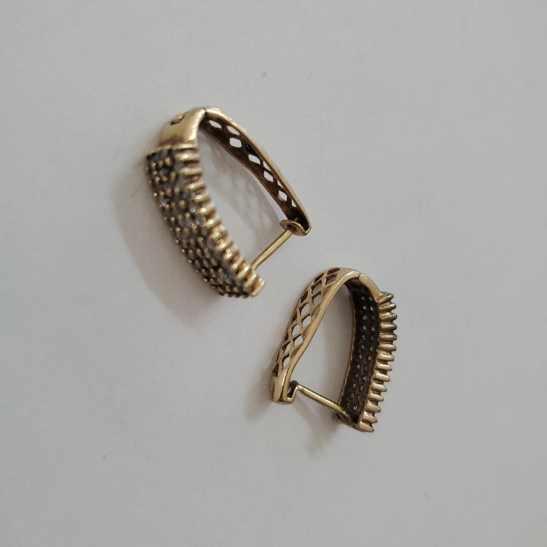 ARETES PAR ORO 10 K 4.2 GRMS (SEMINUEVO)