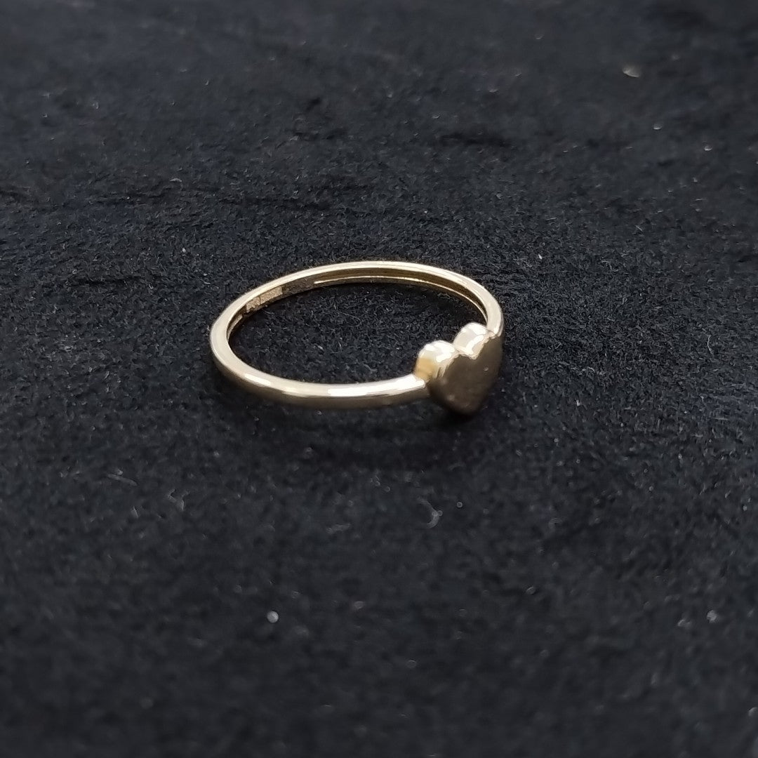 ANILLOS ANILLITO FIG CORAZON 10K TALLA 7 1.1 GR (NUEVO)