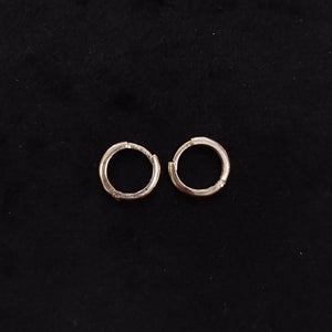 ARETES ARRACADAS LISAS 10K 1.1 GR (NUEVO)
