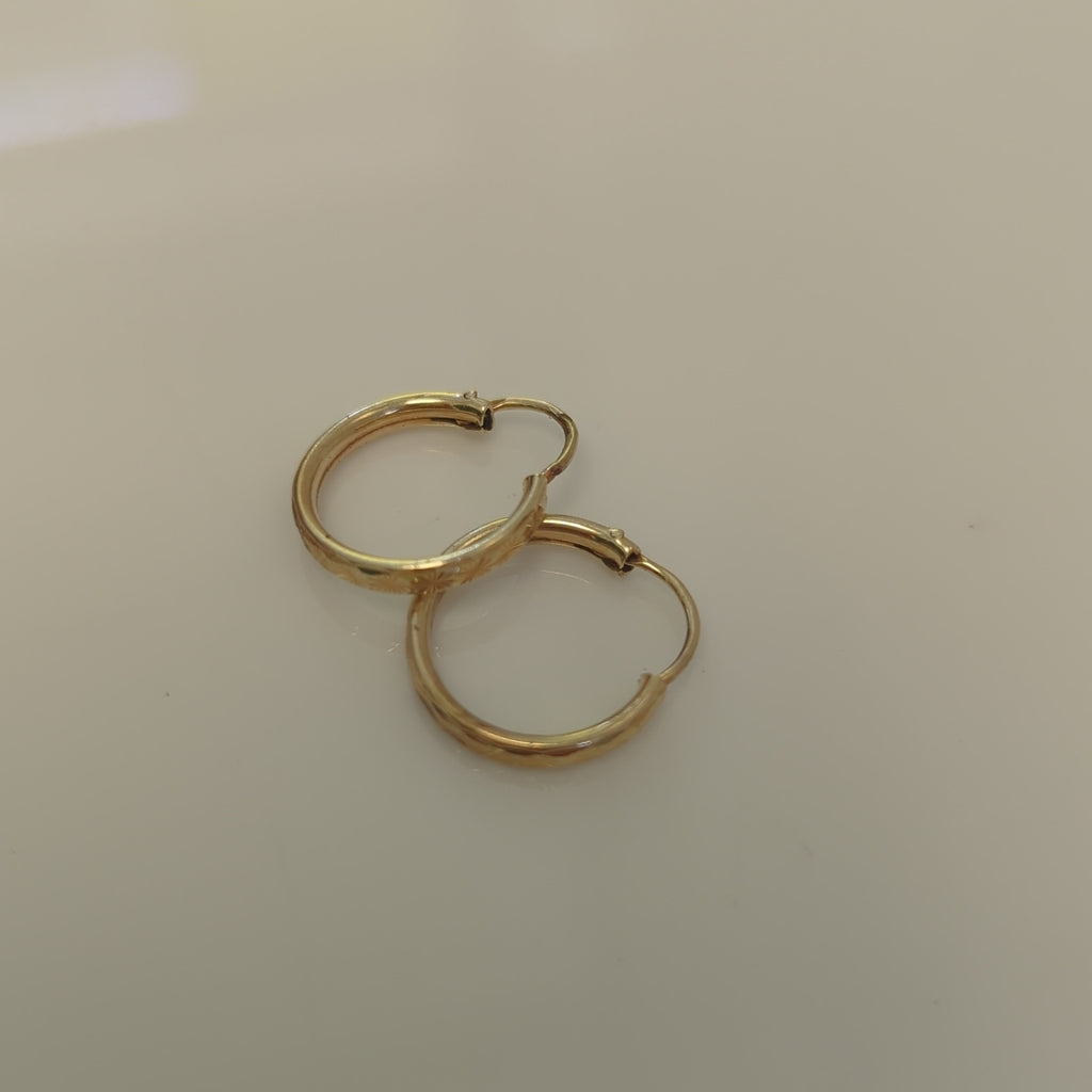 ARRACADAS PAR ORO 10 K 1.1 GRMS (SEMINUEVO)