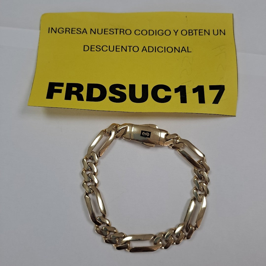 PULSERA MONACO ORO 14K 9.1 (NUEVO)