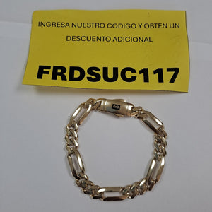 PULSERA MONACO ORO 14K 9.1 (NUEVO)
