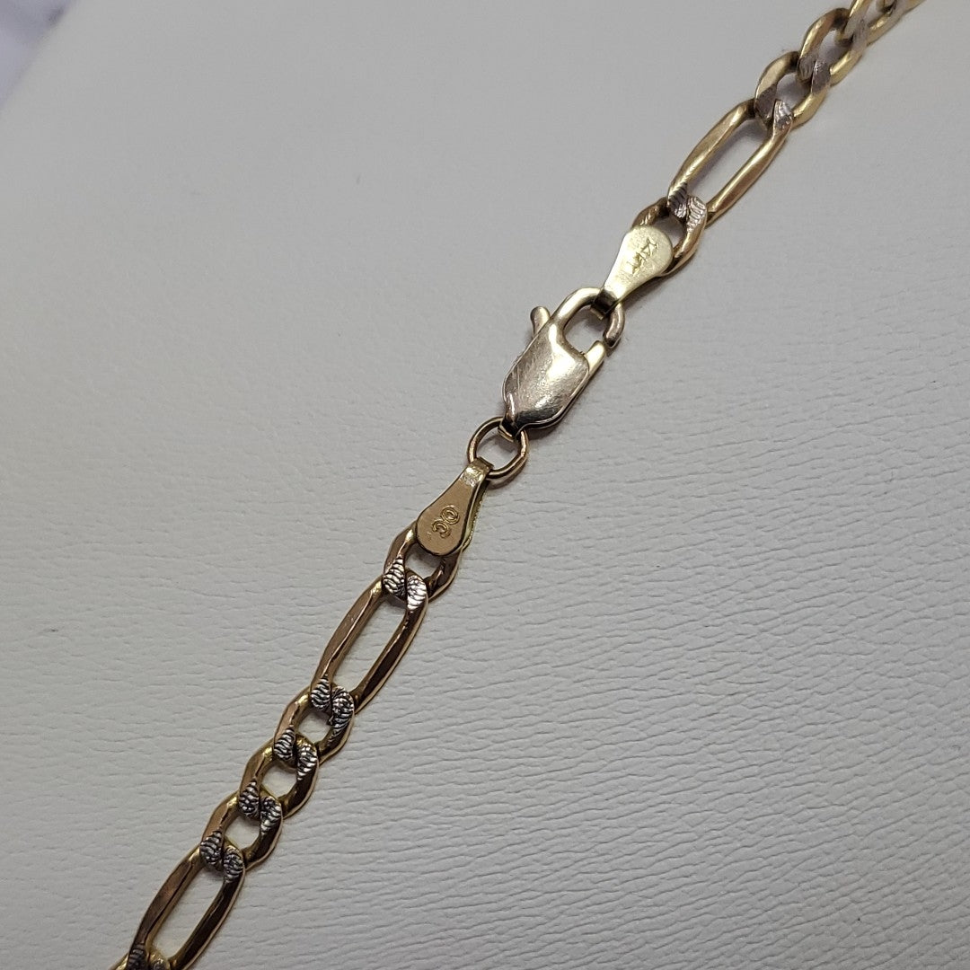 CADENA ORO,RODIADO 14 K 9,00 GRMS (SEMINUEVO)