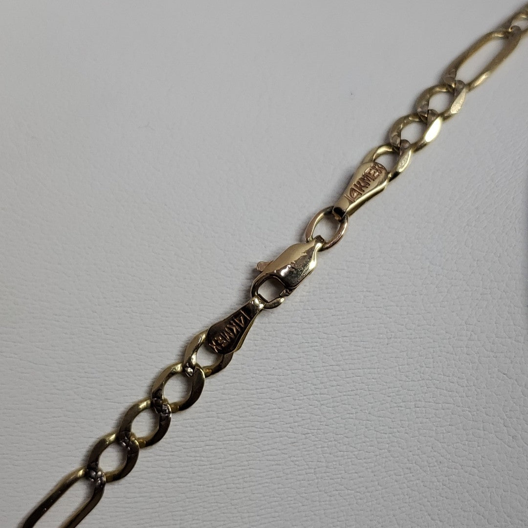 CADENA ORO,RODIADO 14 K 18,40 GRMS (SEMINUEVO)